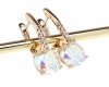 exclusive swarovski gold-plated earrings