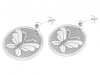 gold earrings made of stainless steel