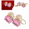 gold earrings made of stainless steel