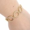 gold bracelet for a gold-plated leg
