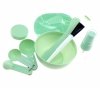Set: bowl, brush, atomizer, measuring cups and sponge for making masks, paints