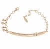 gold bracelet for a gold-plated leg