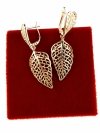 exclusive swarovski gold-plated earrings