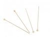 2X gold-plated 316L stainless steel lambs ear plugs