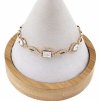 gold bracelet for a gold-plated leg
