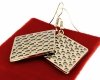 gold earrings made of stainless steel