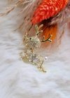 elegant gold brooch