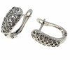 gold plated earrings with exclusive cubic zirconia