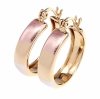 gold plated earrings with exclusive cubic zirconia