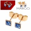 exclusive swarovski gold-plated earrings