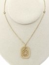 GOLD CHAIN NECKLACE celebrity STAINLESS STEEL