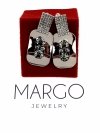 gold plated earrings with exclusive cubic zirconia