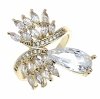gold ring 17,00mm. gold-plated engagement xuping