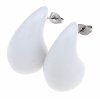 gold earrings made of stainless steel
