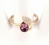 gold ring 17,00mm. gold-plated engagement xuping