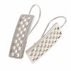 gold plated earrings with exclusive cubic zirconia