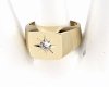 gold ring 18,60mm. gold-plated engagement xuping
