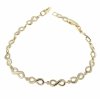 gold bracelet for a gold-plated leg