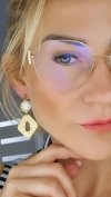 gold earrings made of stainless steel
