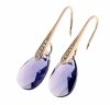 exclusive swarovski gold-plated earrings