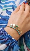 BRACELET GOLD CELEBRITY STAINLESS STEEL