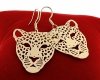 gold earrings made of stainless steel