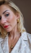 GOLD CHAIN NECKLACE celebrity STAINLESS STEEL