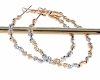 4233 Złote srebrne kolczyki pozłacane 18k Xuping wiszące koła 4cm