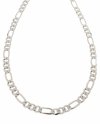 998 Srebrny łańcuszek 60cm 6mm pozłacany białym złotem Xuping
