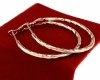 3031c Kolczyki złote pozłacane 18k Xuping wiszące koła 3,4cm