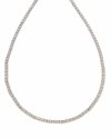331 Srebrny łańcuszek 45cm 2,8mm pozłacany białym złotem Xuping 