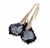 3293 Kolczyki złote Austrian Crystal cyrkonia pozłacane 18k Xuping wiszące