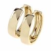 3464 Kolczyki złote pozłacane wiszące 14K Xuping koła 1,8cm