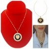@4916 Złoty łańcuszek naszyjnik 41+5 stal chirurgiczna 316L celebrytka Viki lady