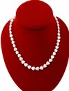 3484  Złoty łańcuszek naszyjnik 42+5 stal chirurgiczna 316L Viki lady perły serce