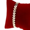 3351 Bransoletka elegancka cyrkonia złota 19cm pozłacana 14k Xuping