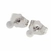 1080 Srebrne kolczyki kulki pozłacane 18k Xuping wtyczki 3mm