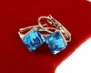 2731 Kolczyki złote Austrian Crystal cyrkonia pozłacane 18k Xuping wiszące