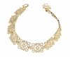 290k Bransoletka złota elegancka 18,5cm pozłacana 14k ażurowa apartowska