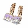 2464 Kolczyki złote Austrian Crystal cyrkonia pozłacane 18k Xuping wiszące