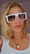 ok14 Damskie okulary przeciwsłoneczne muchy ozdobne UV400