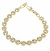 2598 Bransoletka złota elegancka 19cm pozłacana 14k Aisadi