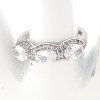 1988d Pierścionek 16,30mm srebrny pozłacany 18k Xuping