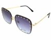 2248 Damskie okulary przeciwsłoneczne muchy ozdobne UV400