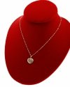 @1326 Złoty łańcuszek 45+5 naszyjnik stal chirurgiczna Blueberry celebrytka serce