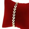 2598 Bransoletka złota elegancka 19cm pozłacana 14k Aisadi