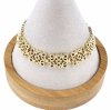 1293 Bransoletka złota elegancka 18,5cm pozłacana 14k ażurowa apartowska