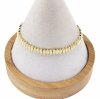 3757 Bransoletka złota elegancka 19cm pozłacana 14k Aisadi