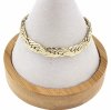 001 Bransoletka złota elegancka 17+3 pozłacana 14k Aisadi