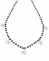 @1849 Złoty łańcuszek naszyjnik 46+5 stal chirurgiczna 316L Viki lady różaniec koniczynka